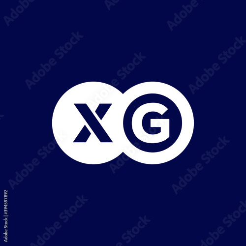 XG Letter Initial Logo and Icon for Business Branding and Website Editable Vector and Website Favicon Design Unique Modern Logo Version photo