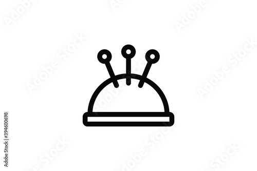 Sewing Outline Icon - Pincushion