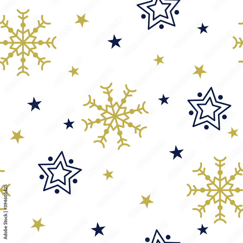 Seamless pattern snowflakes on a white background. Christmas illustration. Seamless pattern snowflakes on a white background. Christmas illustration.