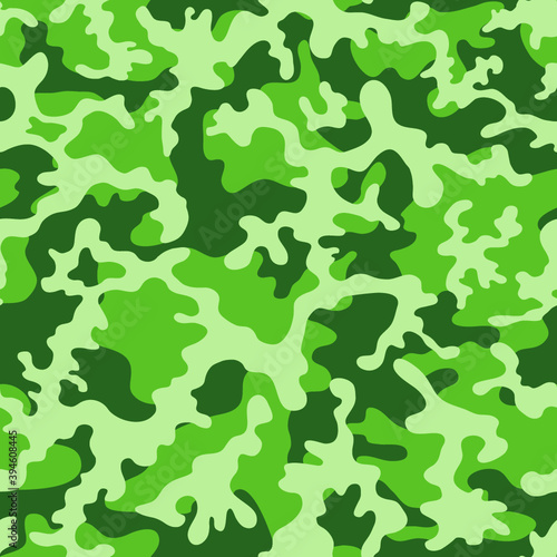 Vector seamless military pattern