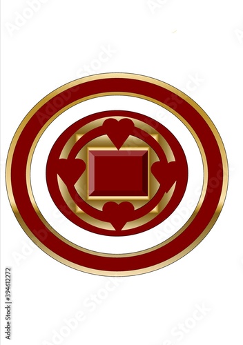Red and Gold Template
