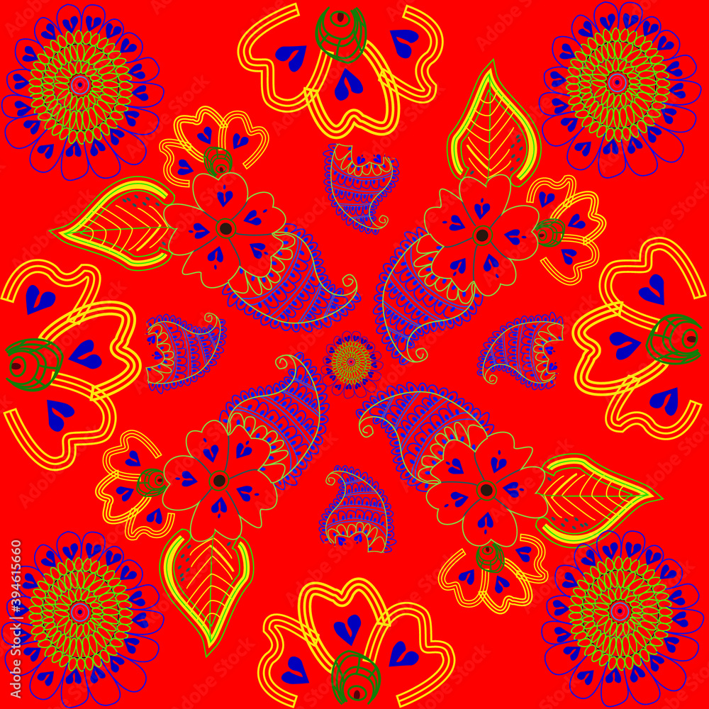 seamless pattern with flowers best suitable for any kind of print design seamless pattern with flowers best suitable for any kind of print design