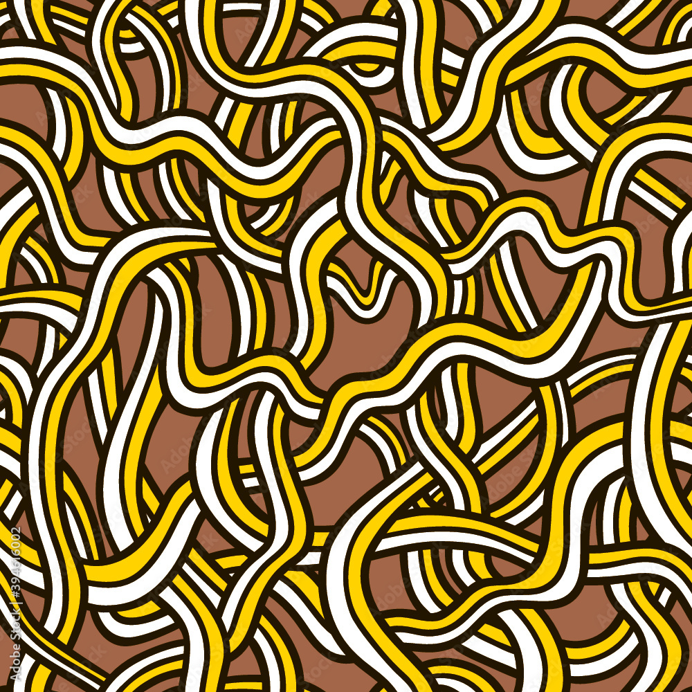 Seamless vector doodle pattern with lines Seamless vector doodle pattern with lines