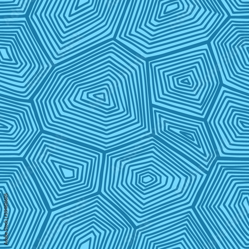 vector seamless pattern with hand drawn doodle turtle shell