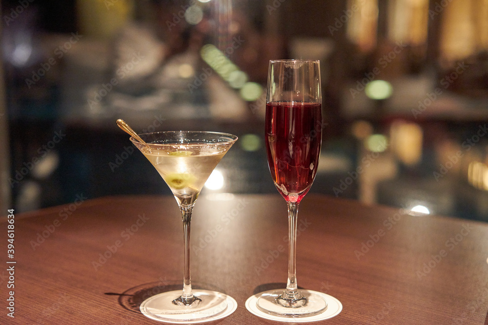 custom made wallpaper toronto digitalbar with martini and kir