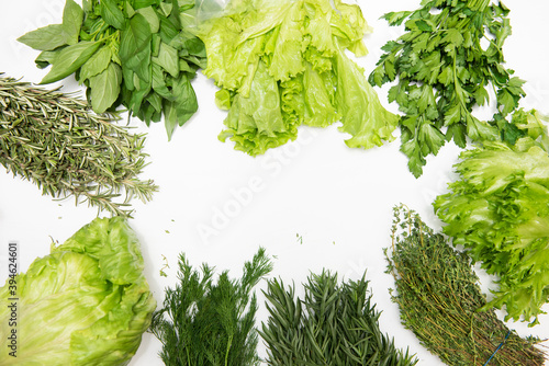 Different types of fresh ga...