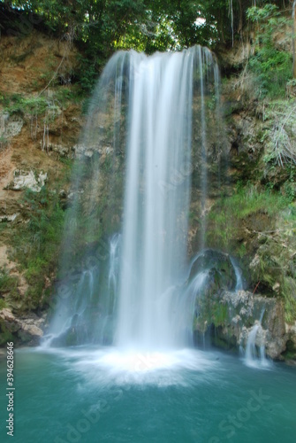 Fototapeta Naklejka Na Ścianę i Meble -  he largest waterfall in serbia in the forest
