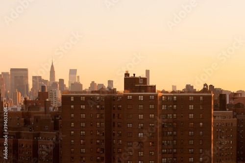 Housing projects at downtown Manhattan, New York City photo