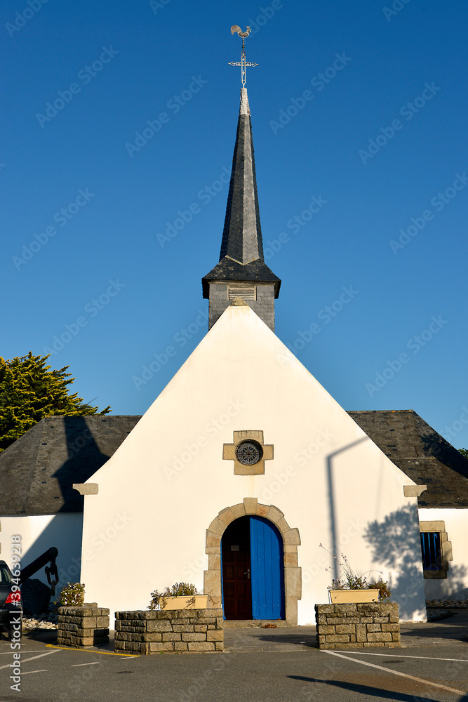 Fototapeta premium Church of Penerf at Damgan, a commune in the Morbihan department of Brittany in north-western France.