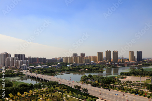 Urban Architectural Scenery, Luannan County, Hebei Province, China © YuanGeng