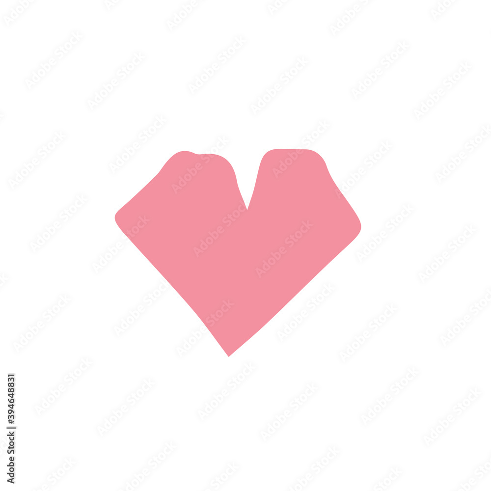 Doodle heart for Valentine Day. Hand drawn style Doodle heart for Valentine Day. Hand drawn style
