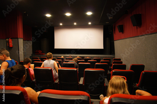small cinema auditorium with chairs