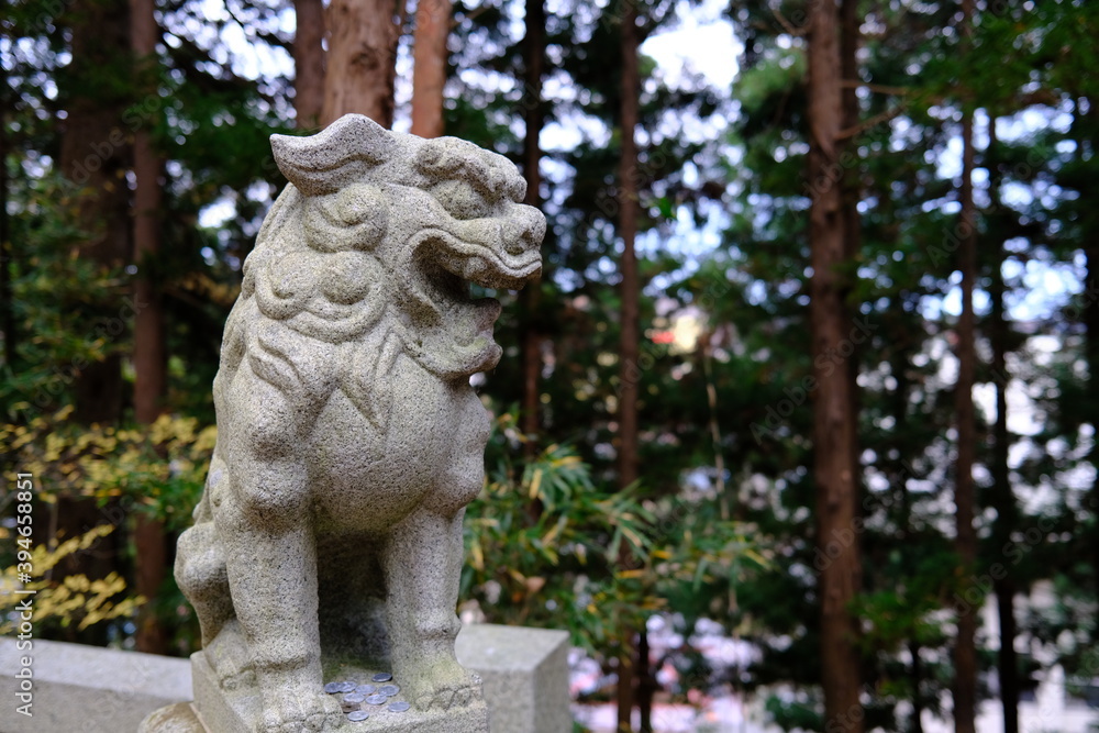 神社の狛犬