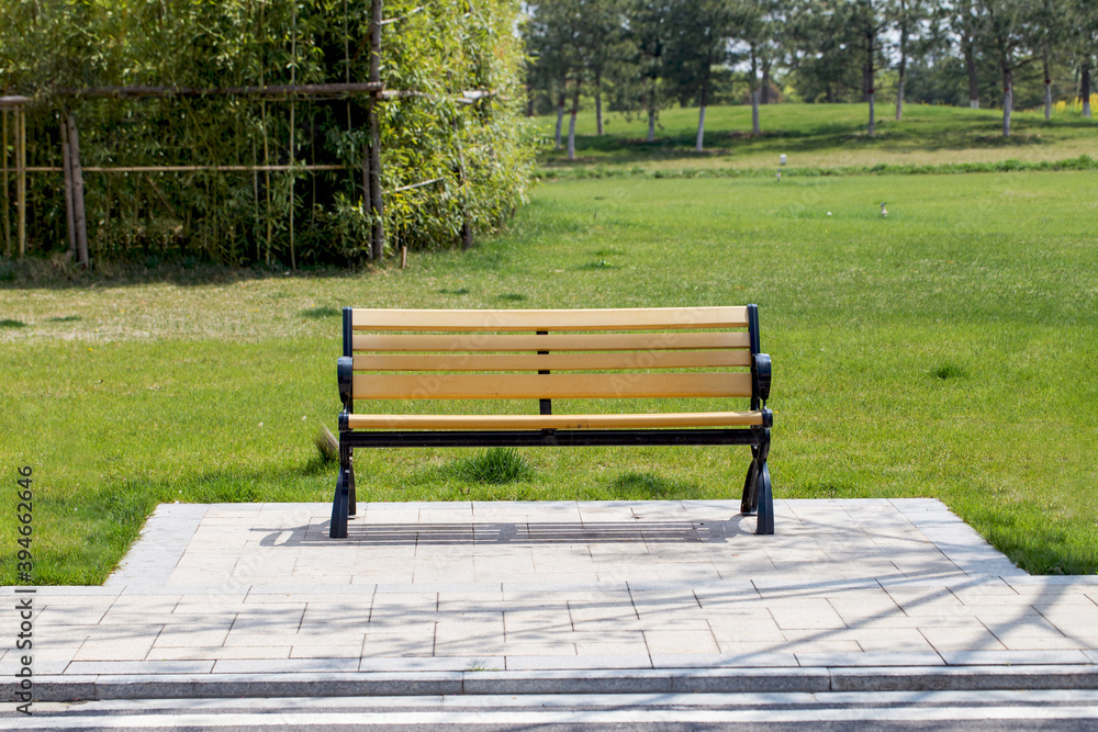 Sit on a park bench and feel the peace Sit on a park bench and feel the peace