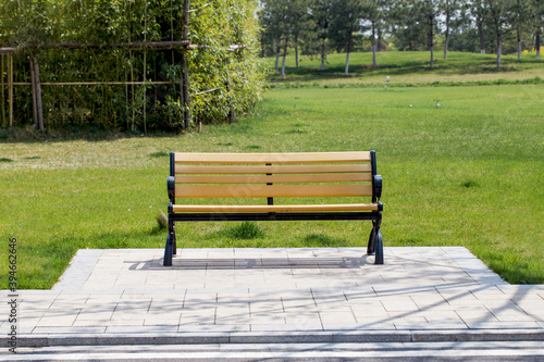 Sit on a park bench and feel the peace