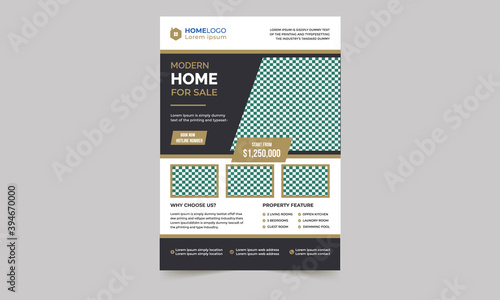 Creative Corporate, Business, Real Estate Flyer Design Template
