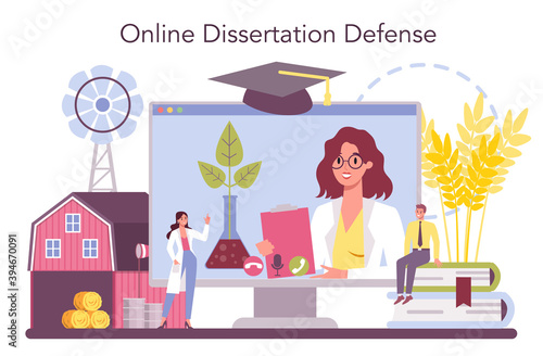 Argonomist online service or platform. Scientist making