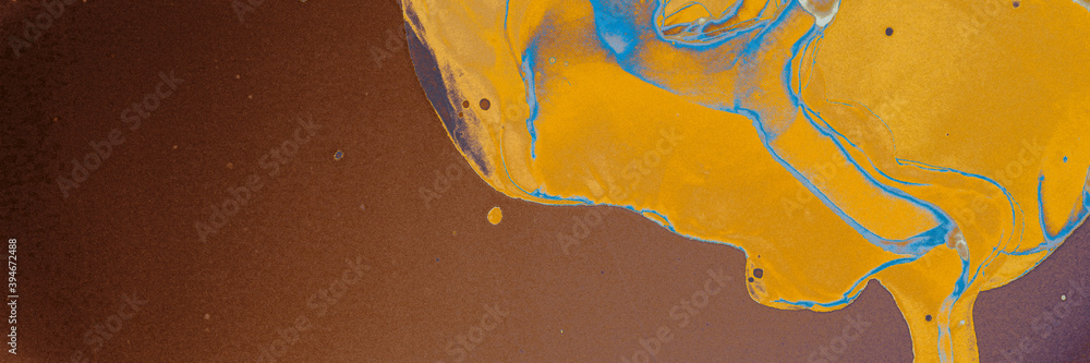 Obraz premium Liquid Backdrop. Aquarelle Vanilla Background.