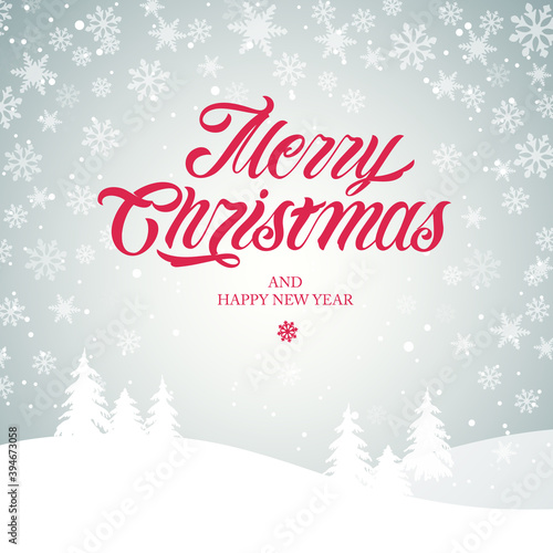 Christmas time vector text. Calligraphic Lettering design card template. Calligraphic handmade lettering.