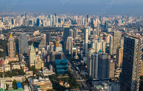 view to the cityscape of Bangkok Thailand Asia © Willi