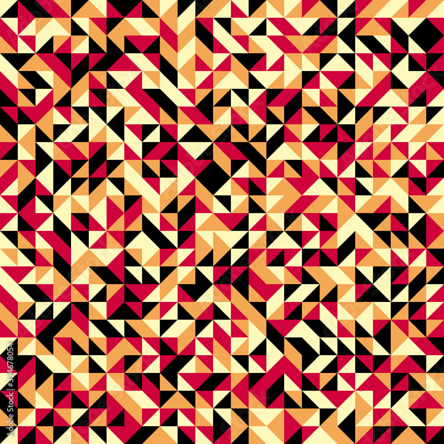 Abstract Geometric Pattern generative computational art illustration