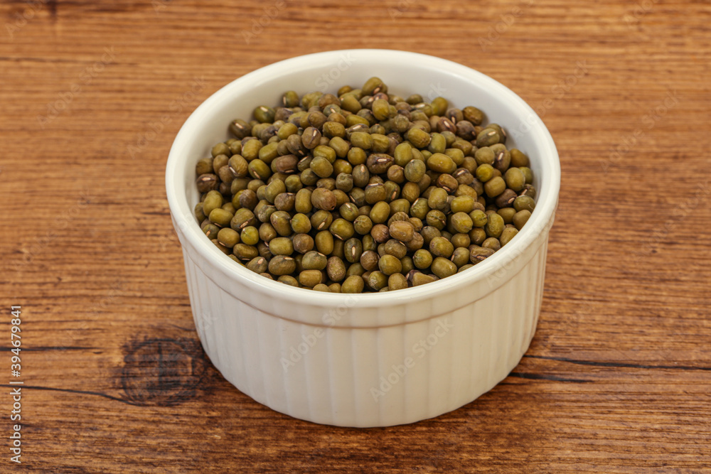 Vegetarian cuisine - dry green lentil Vegetarian cuisine - dry green lentil