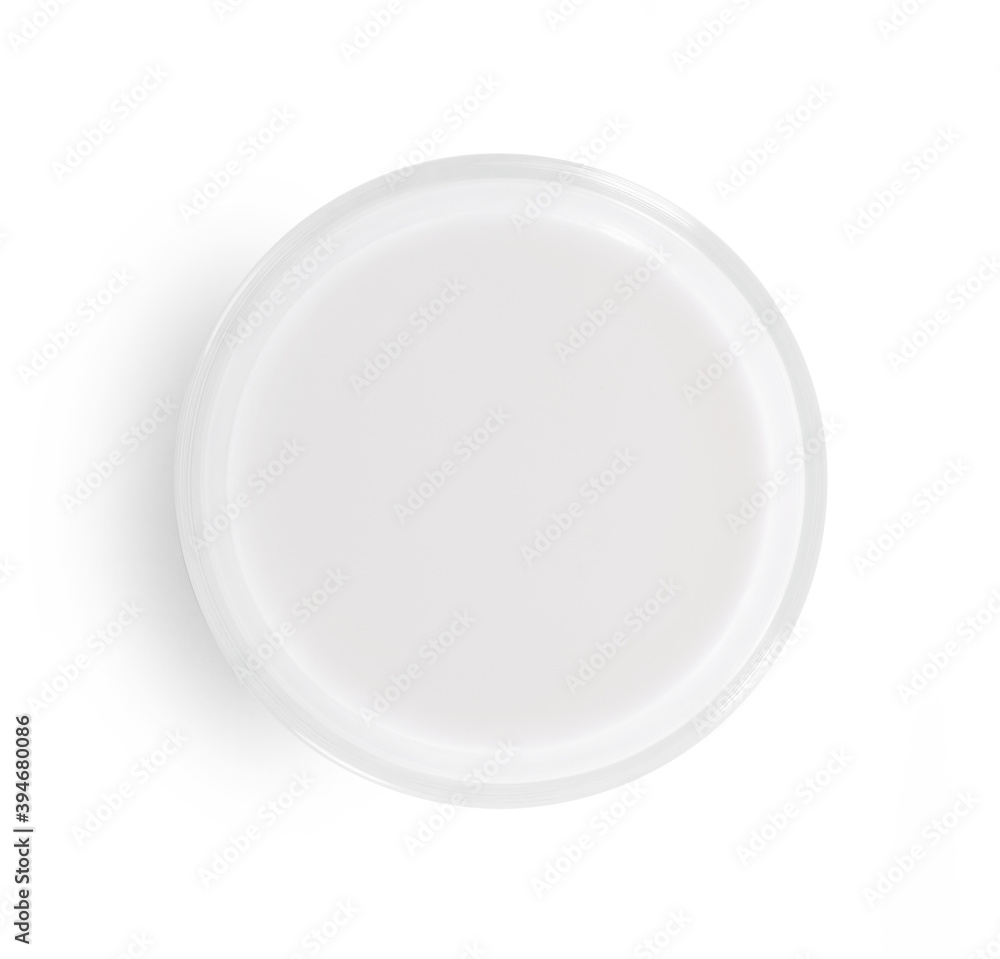 glass of milk on white background glass of milk on white background