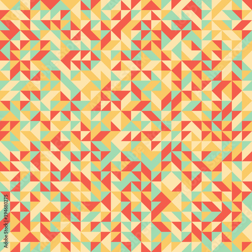 Abstract Geometric Pattern generative computational art illustration