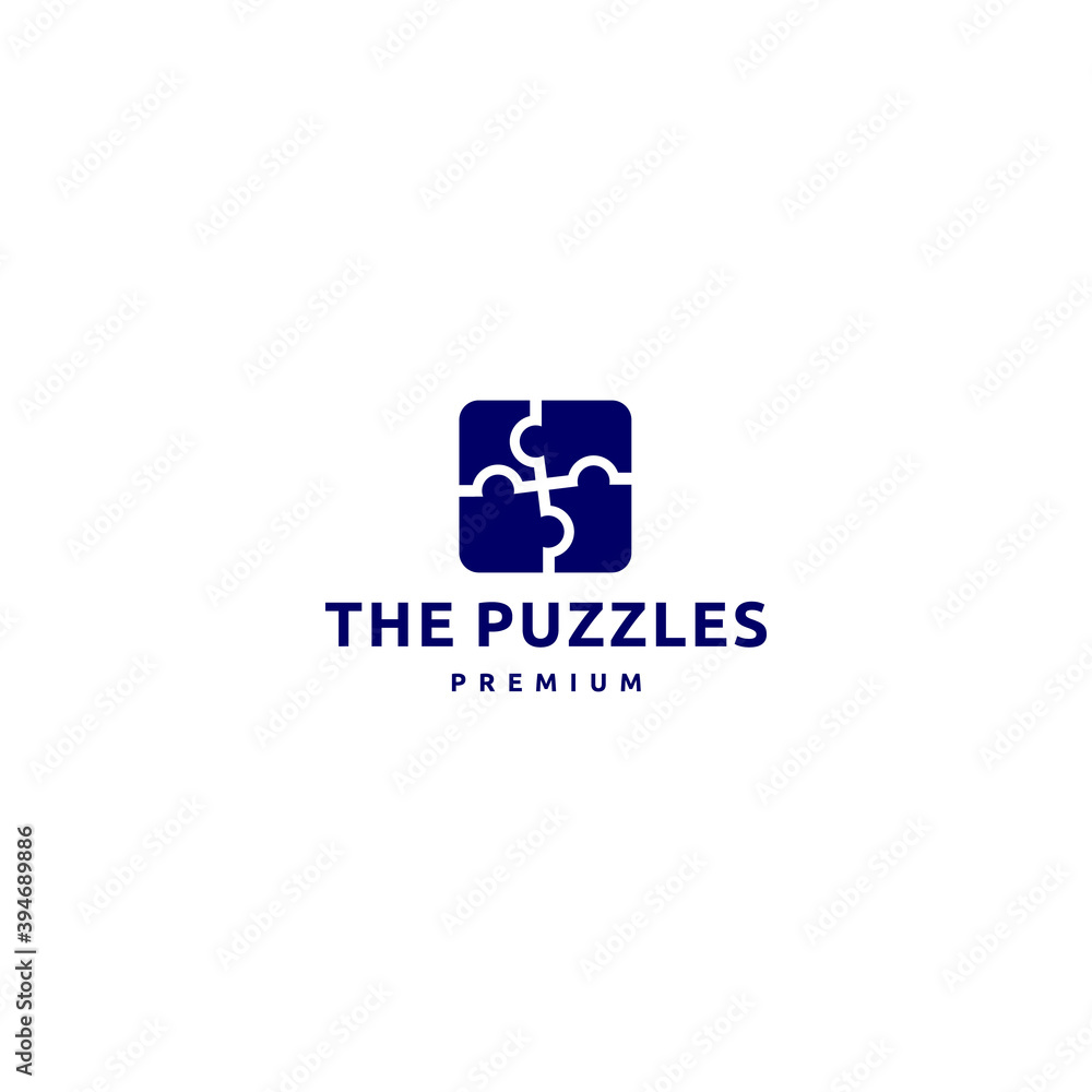 Set of Puzzle Pieces Isolated on White Background Vector Illustration Set of Puzzle Pieces Isolated on White Background Vector Illustration
