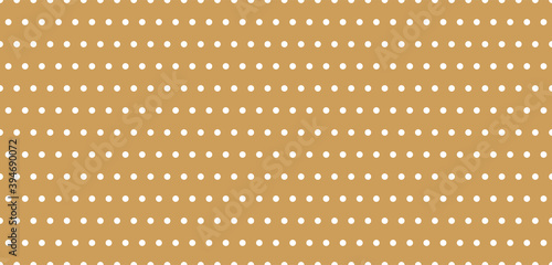 Vintage polka dots gold pattern, colorful background - vector abstract background