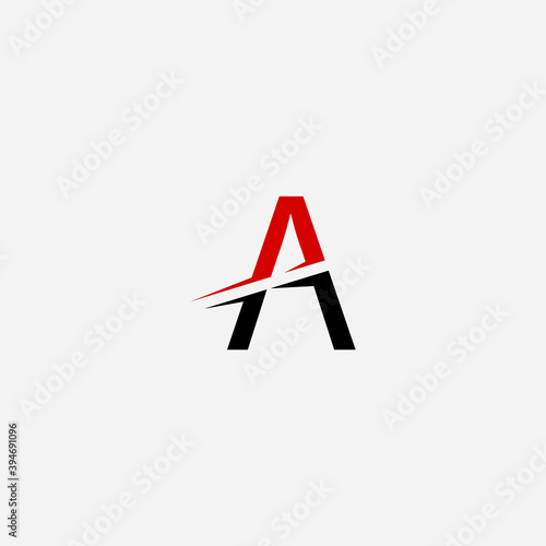 Free Download A letter Unique logo. vector modern logo  - GFXLoad
