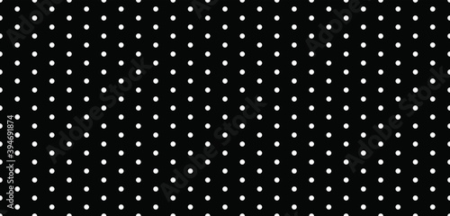 black and white polka dot pattern background vector
