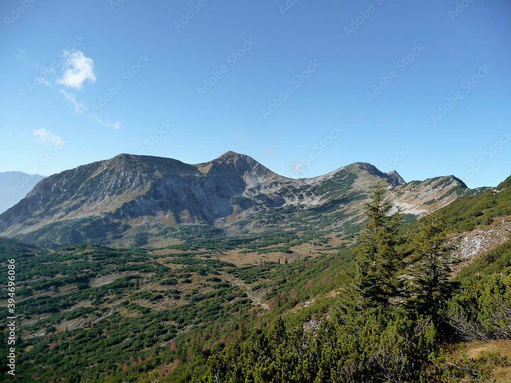 Hiking tour Hohe Kiste mountain, Bavaria, Germany