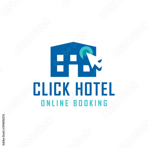 Online booking hotel logo 
