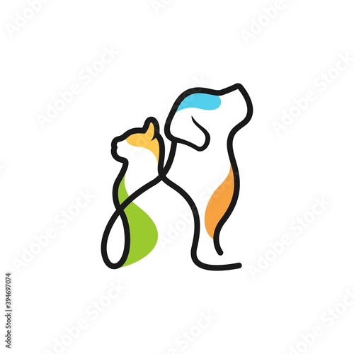 pet clinic icon logo template 