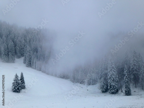 Winter mountain tour to Seekarkreuz mountain, Bavaria, Germany © BirgitKorber