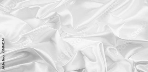 White silk fabric lines