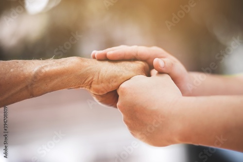 concept health care and lifestyle,people handshake together.