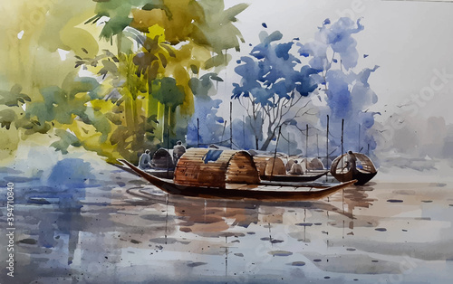 boat on the sea