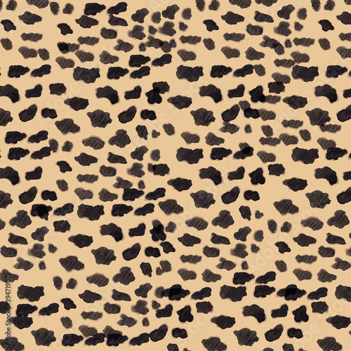 Seamless pattern cougar, puma, panther skin