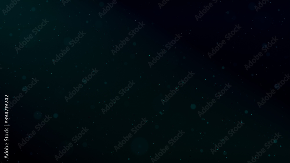 Abstract particles background. 3d render