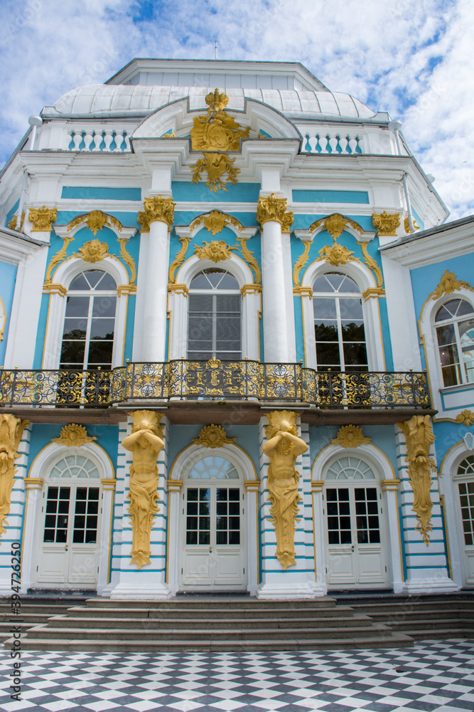 Pushkin. Saint-Petersburg. Hermitage pavilion in Tsarskoye Selo