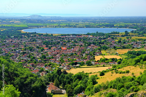 Cheddar Gorge on a sunny day, England photo