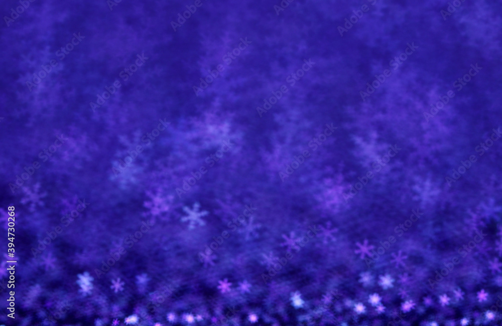 Abstract blue  background with snowflakes