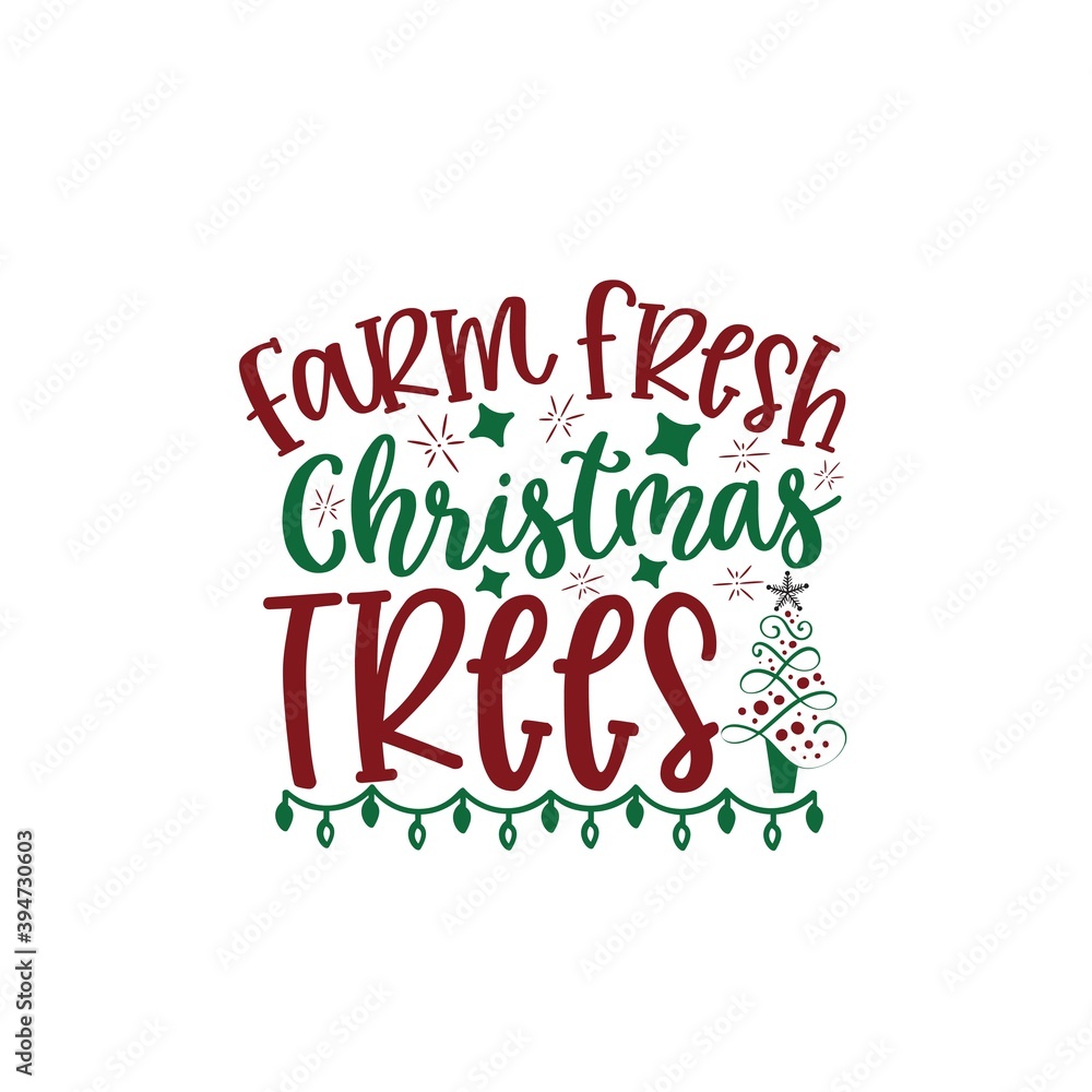 Fototapeta premium Farm Fresh Christmas Trees