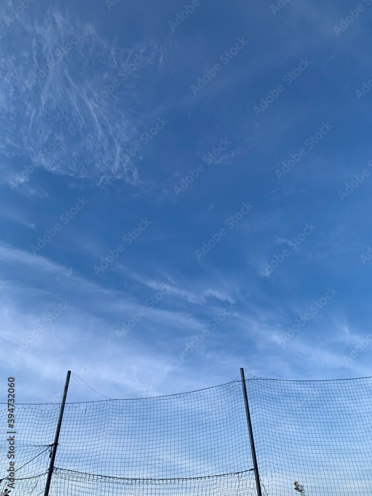 net and sky