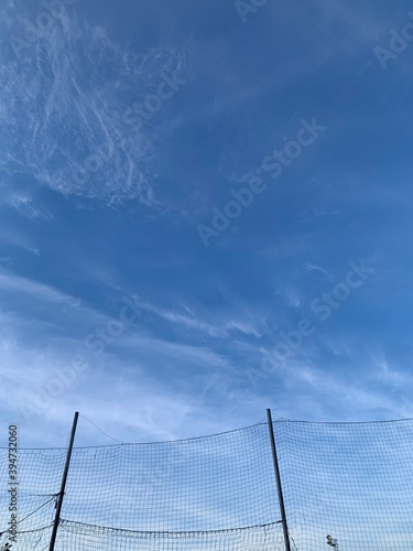 net and sky