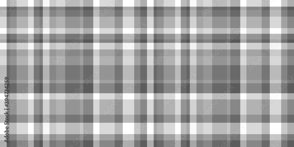 Checkered background. Seamless abstract texture. Print for textiles. Black and white illustration
