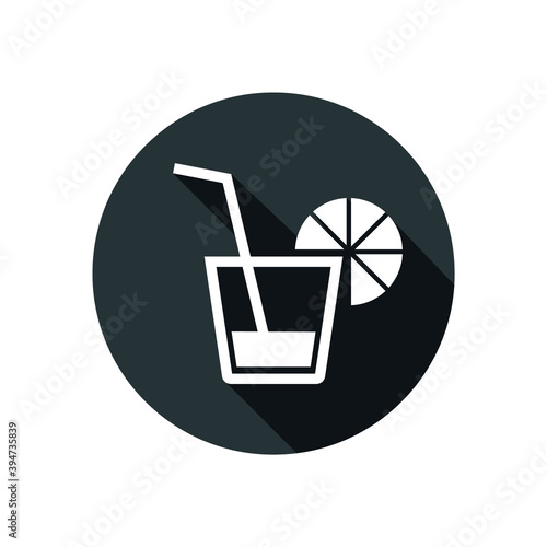 Vector image. Basic icon of a soft drink.