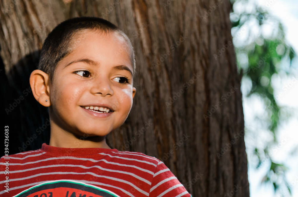 Little Aboriginal Boy Smiling Little Aboriginal Boy Smiling